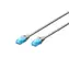 Cable krosowy Digitus Ecoline szary 0,25 m / UTP / CAT 5e / AWG 26:7 