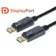 Kabel połączeniowy PremiumCord DisplayPort 1.2 4K MM, pozłacane złącza, 1m