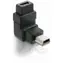 Adapter DeLock USB mini B 5-pinowy 90° męski na USB mini B żeński