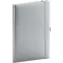 NOTIQUE Notes Balacron, srebro, linia, 15 x 21 cm