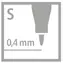 STABILO® OHPen Universal - superfine - czerwony