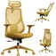 SENSE7 Moyo żółty / Fotel ergonomiczny biurowy / nośność 150 kg