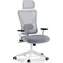 SENSE7 Tone biało-szary / Fotel ergonomiczny biurowy / nośność 130 kg