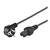 PremiumCord Kabel sieciowy 230 V do komputera 2 m Złącze szczelinowe IEC 320 C15