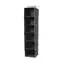 Compactor URBAN 30 x 30 x 128 cm - 6 półek - czarny / Wiszący organizer na ubrania 