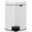 Kosz na śmieci Brabantia Newicon pedałowy 5 L biały / średnica 20,5 cm / wysokość 29,1 cm