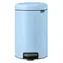Brabantia Newicon Kosz na śmieci pedałowy 12 L jasnoniebieski / średnica 25,1 cm / wysokość 41,1 cm