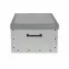 Compactor Boston szary / Składany pojemnik do przechowywania - karton / 50 x 40 x wys. 25 cm