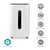 Osuszacz powietrza Nedis SmartLife / Wi-Fi / 20 l-dzień / Osuszanie / Ciągły / Suszenie prania / Wentylacja / Android i iOS 