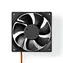 Nedis DCFAN9225BK czarny / Wentylator / DC / 92 mm / 3-stykowy / 26,7 dBA 
