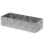Organizer do przechowywania szuflad Compactor TEX - kosz L szary / 30 x 12 x 7 cm