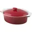 Naczynie żaroodporne Lamart Casa Oval 2,7 l czerwone / ceramiczne