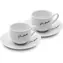 Lamart Kaffe Zestaw Filiżanka + Spodek 2+2szt 90ml biały / porcelana