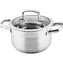 Garnek Lamart Prestige z pokrywką 3,5 l srebrny / 20 x 11,5 cm / stal nierdzewna