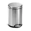 Kosz na śmieci Simplehuman z pedałem - 4,5 l / okrągły / stal matowa / FPP