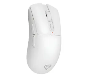 Genesis Zircon 880 PRO biała / Bezprzewodowa mysz gamingowa / 30 000 DPI / 8000 Hz / 6 przycisków / USB + Bluetooth