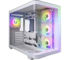 Fortron FSP M580-WP biały / obudowa Midi Tower / ATX / szkło 270° / ARGB / GPU 445 mm