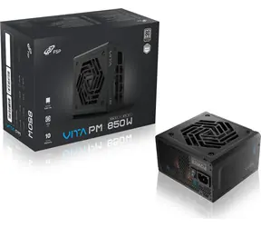 Fortron FSP VITA PM biały / Zasilacz / 850W / ATX 3.1 / 80PLUS Platinum / wentylator 120mm / modułowy