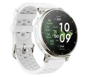 Amazfit Active 3 Premium Aero Biały / Smartwatch / 1,32" AMOLED / 5ATM / Bluetooth / Android 7+ i iOS 14+