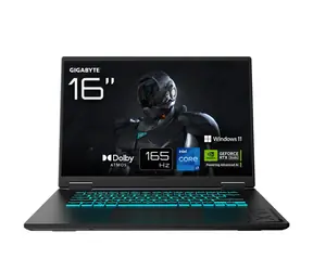 GIGABYTE Gaming A16 CWHI3CZC94SH czarny / Laptop gamingowy / 16" WQXGA IPS 165Hz / Intel Core i7-13620H / 16 GB DDR5