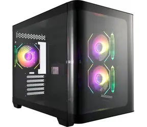 Fortron FSP S380-BA czarny / obudowa PC / Micro ATX / bez zasilacza / ARGB / panel boczny przezroczysty