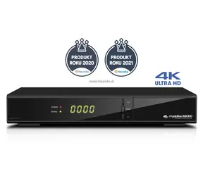 AB CryptoBox 800UHD / Odbiornik satelitarny / 4K UHD / DVB-S2X / H.265 HEVC / HDMI / LAN / PVR