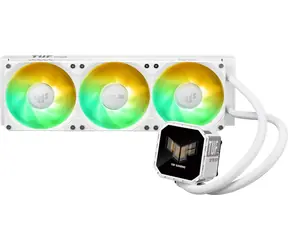 Asus TUF GAMING LC III 360 ARGB LCD biały / Zestaw chłodzenia wodnego procesora / 3 x 120 mm / Wyświetlacz LCD 2,8" / AMD + Intel