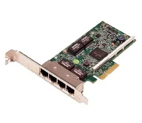 DELL Broadcom 5719 / Karta sieciowa do serwerów DELL / 4X 1GbE Base-T / PCIe o pełnej wysokości