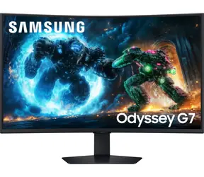 37" Samsung Odyssey G7 czarny / Monitor / VA / Zakrzywiony 1000R / 4K UHD / 165 Hz / 1 ms / DisplayHDR 600
