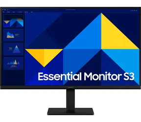 27" Samsung Essential S3 S27D304GAU czarny / Monitor / IPS / 1920x1080 / 16:9 / 100Hz / 5ms / HDMI + VGA / VESA