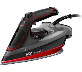 Braun SI5057RD czerwony / Żelazko parowe / ergonomiczne / 2 lata gwarancji