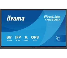 65" iiyama IFP OS-Free / Panel interaktywny / IPS / 3840 x 2160 / 16:9 / dotykowy