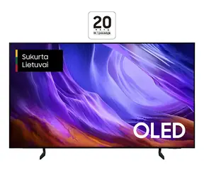 65" Samsung QE65S85H czarny / Telewizor / 4K OLED / 120 Hz / HDR10+ / Wi-Fi 6E / BT 5.3 / HDMI / LAN / głośniki 20 W