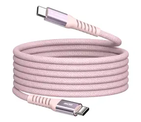 Kabel magnetyczny Verbatim 31853 USB-C 60 W, 1,2 m, różowy / USB-C(M) / USB-C(M) / PD 3.0 i QC 3.0