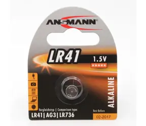 Ansmann LR41 / Bateria alkaliczna guzikowa / AG3 / 1,5 V / 2 szt.