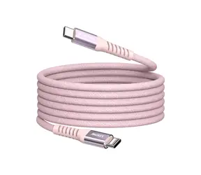 Kabel magnetyczny Verbatim 31857 USB-C 100 W, 1,2 m, różowy / Kabel ładujący / USB-C(M) / USB-C(M) / PD i QC 3.0
