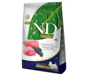 N&D Prime Dog Lamb & Blueberry Adult Mini 800 g / Granulat dla dorosłych psów małych ras / bez zbóż