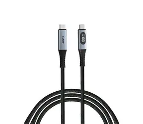 Verbatim Sync & Charge czarny / kabel USB-C / 100 W / 120 cm / wyświetlacz LED