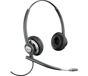 Poly EncorePro HW720 czarny / Zestaw słuchawkowy / mikrofon / dwie słuchawki douszne