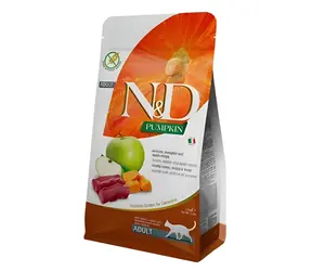 Farmina N&D Pumpkin Cat Venison & Apple Adult / Granulat dla dorosłych kotów / bez zbóż / 300 g