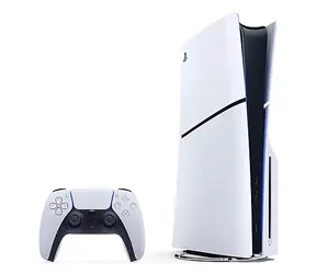 Sony PlayStation 5 E-Chassis Slim, biała / Konsola do gier / Wersja dyskowa / Dysk SSD 1 TB / 4K 120 Hz / Wi-Fi 6