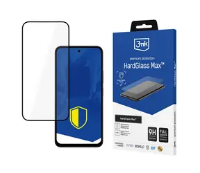 Szkło hartowane 3mk HardGlass Max Black / Szkło hartowane / XIAOMI Redmi 15 5G / 9H / 0,3 mm