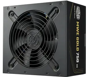 Zasilacz Cooler Master MWE Gold 750W V3 / PC / ATX 3.1 / 80 PLUS Gold / niemodularny