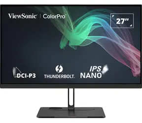 27-calowy monitor ViewSonic VP2776T-4K / IPS / 3840 x 2160 / 60 Hz / 5 ms / 400 cd-m2 / TB4 / USB-C / Repro / obrotowy