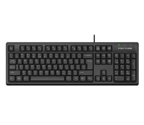A4Tech FK12 czarny / Klawiatura multimedialna / USB / CZ/US / membranowa / Odporna na zachlapanie