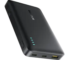 Baseus EnerFill FP21 czarny / Powerbank / 10000 mAh / 22,5 W / 2x USB-C / 1x USB-A