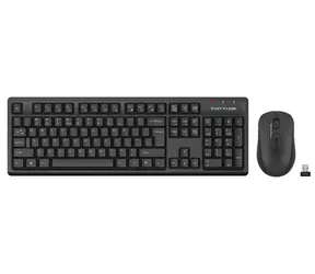 A4Tech FG1200 FStyler czarny / Zestaw klawiatura + mysz bezprzewodowa / 2,4 GHz / USB