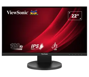 22" ViewSonic VG2208A / Monitor / IPS / 1920 x 1080 / 100 Hz / 5 ms / 250 cd-m2 / HDMI + DP + USB / Obrotowy / VESA / Repro