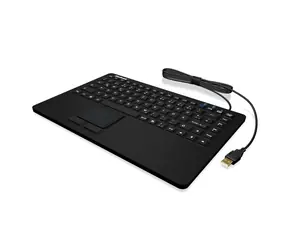 Keysonic KSK-5230 IN czarny / Klawiatura przemysłowa / Touchpad / IP68 / 87 klawiszy / CH
