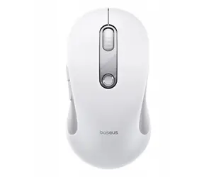 Baseus F02 biały / Mysz bezprzewodowa / Bluetooth / ciche przyciski / 70 g